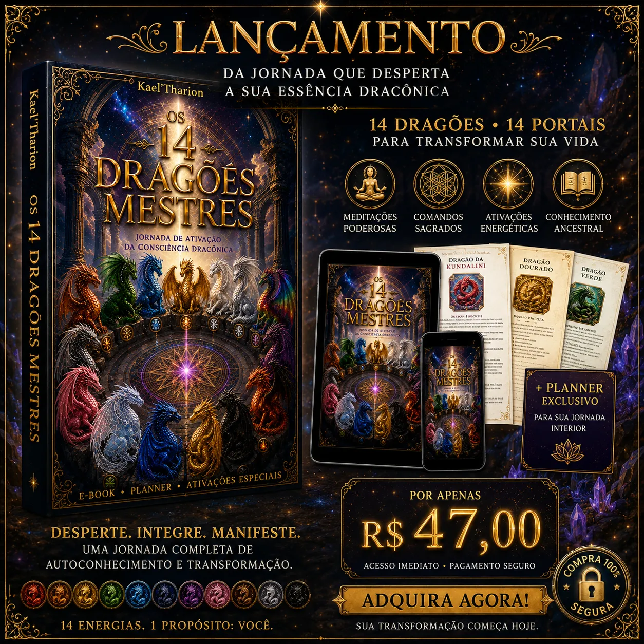 OS 14 DRAGÕES MESTRES: Jornada de Ativação da Consciência Dracônica 1 OS 14 DRAGÕES MESTRES: Jornada de Ativação da Consciência Dracônica