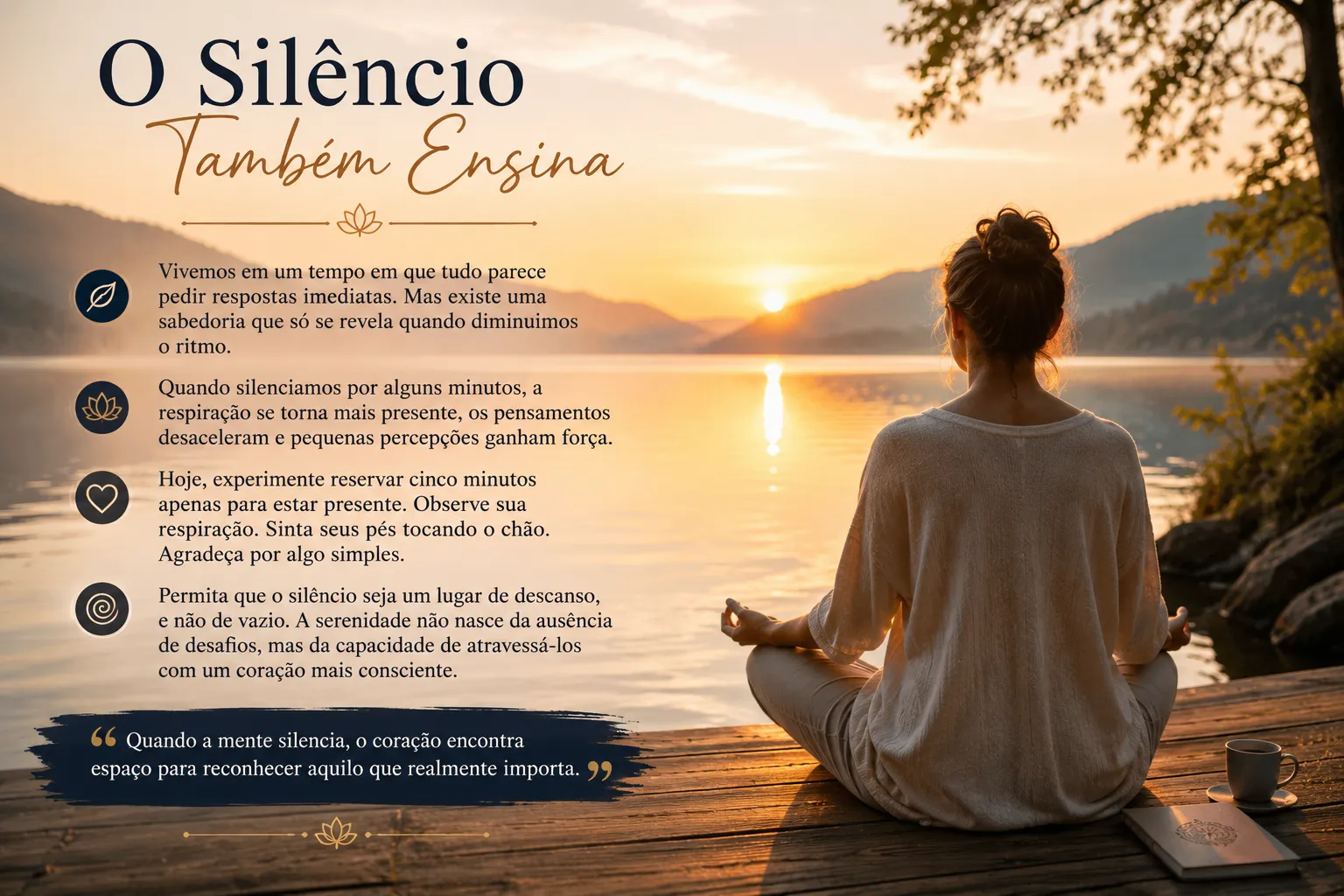 O Silêncio também Ensina