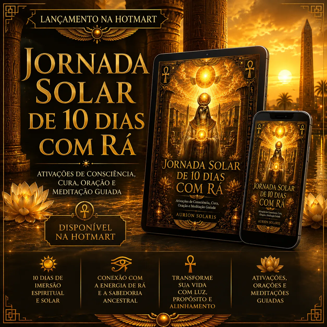 Jornada Solar de 10 Dias com Rá: um caminho de luz, verdade e transformação interior